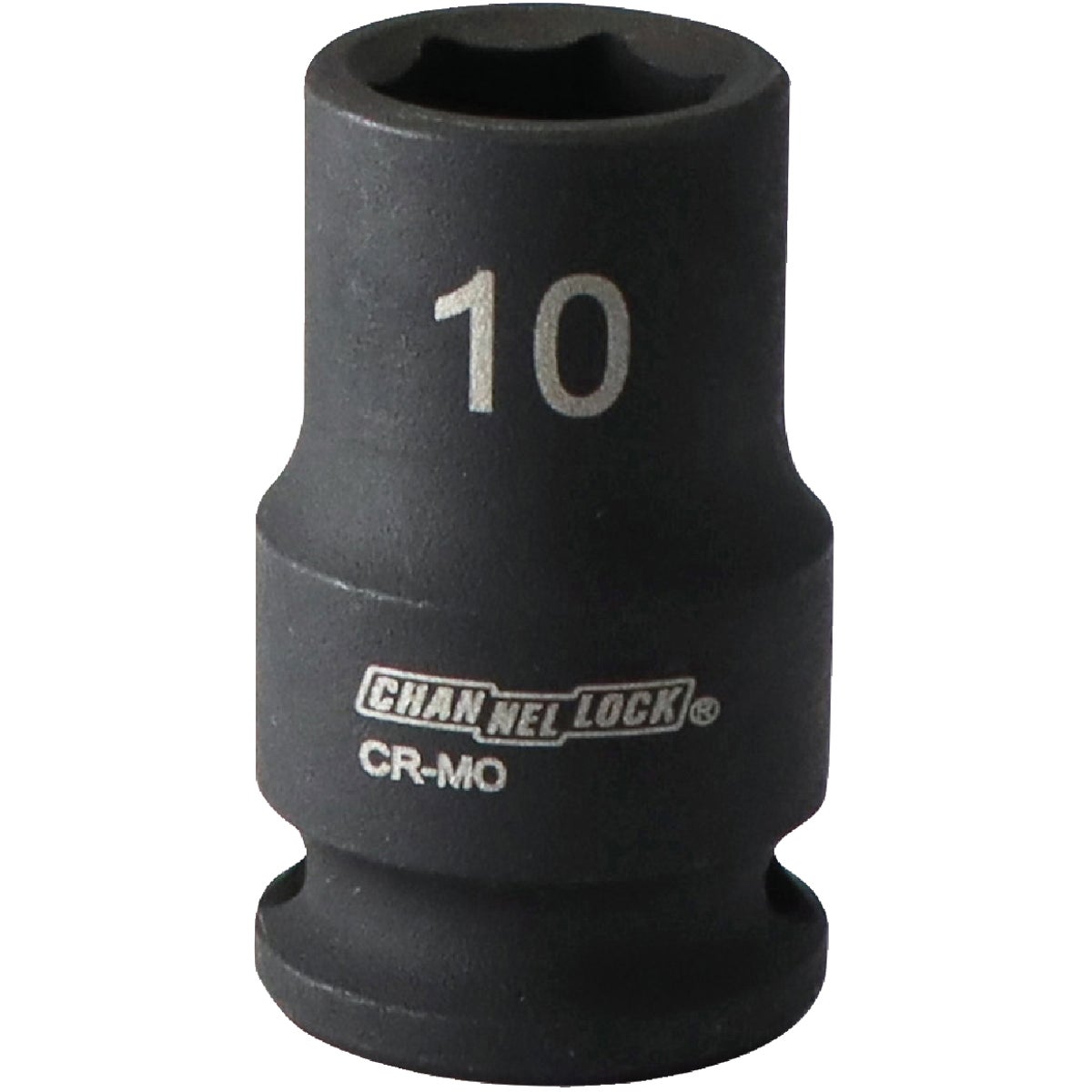 Channellock 3/8 In. Drive 10 mm 6-Point Shallow Metric Impact Socket Image 1