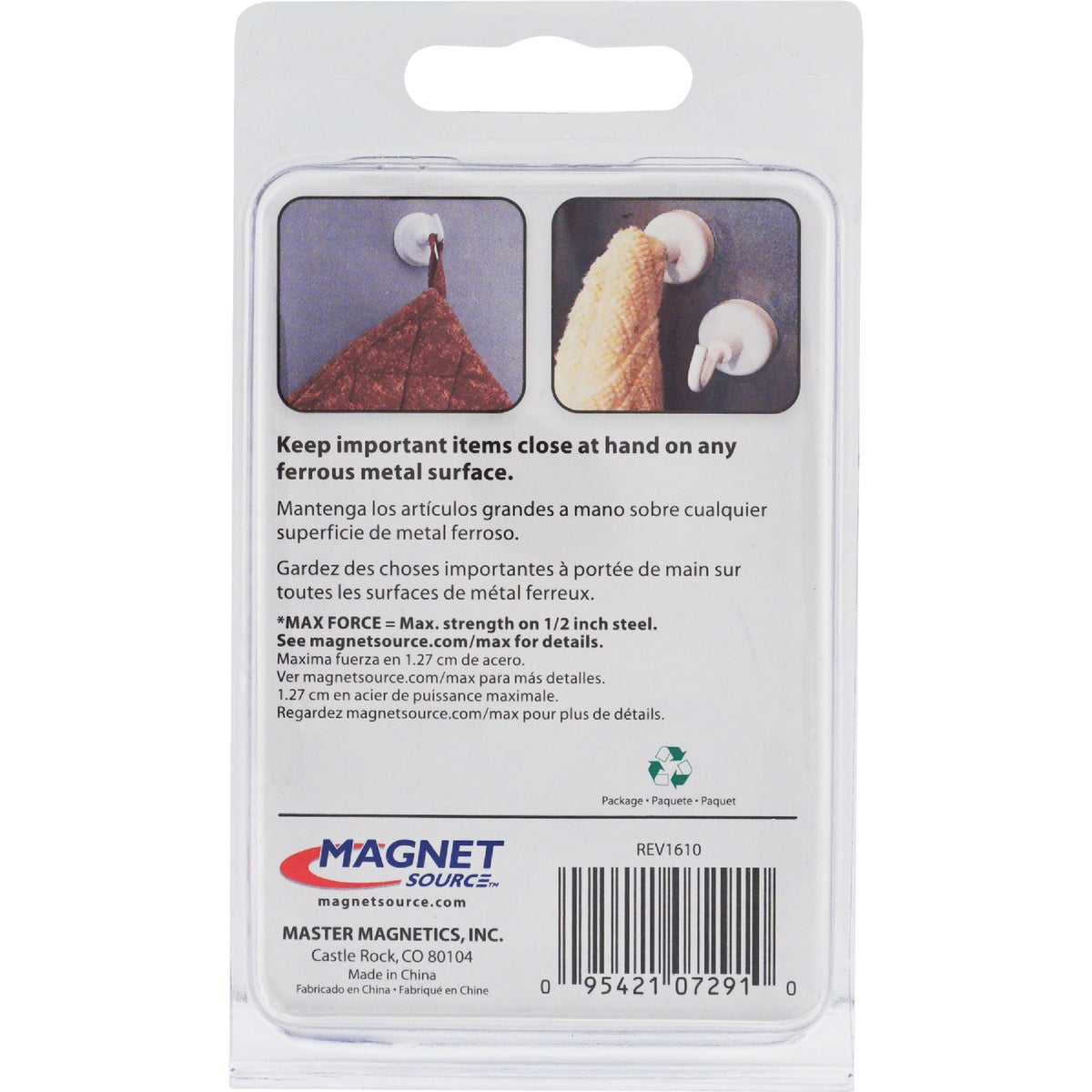 Master Magnetics 1-1/4 in. 14 Lb. Magnet Hooks (2-Pack) Image 10