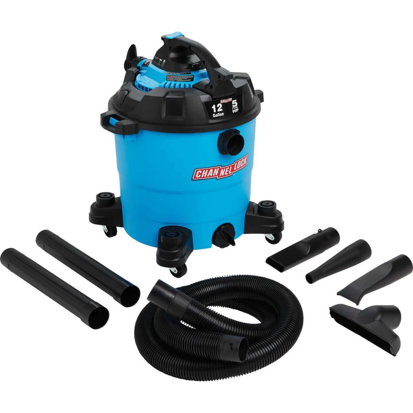 Channellock 12 Gal. 5.0-Peak HP Wet/Dry Vacuum with Blower Image 1