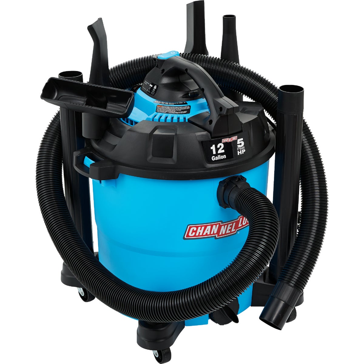 Channellock 12 Gal. 5.0-Peak HP Wet/Dry Vacuum with Blower Image 10