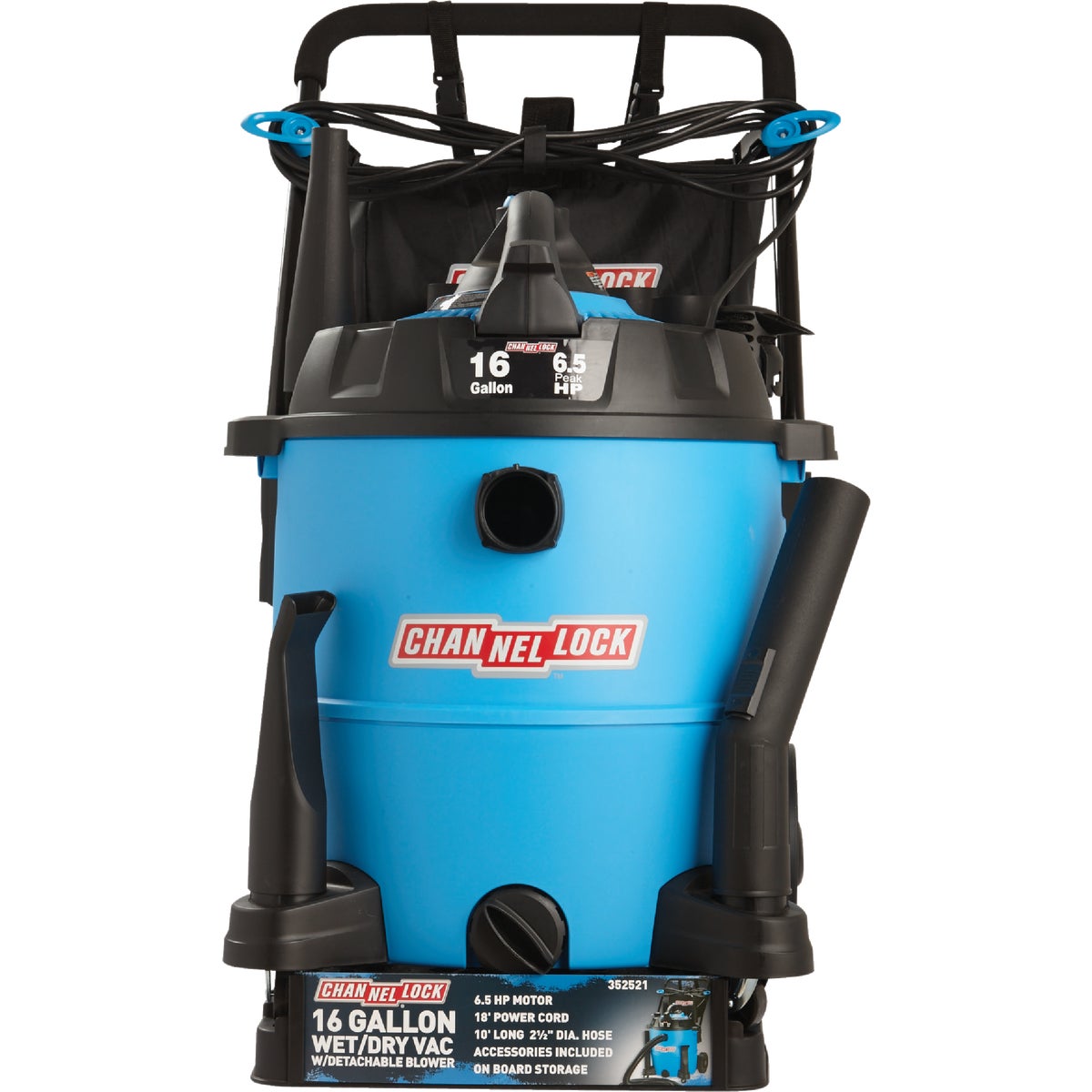 Channellock 16 Gal. 6.5-Peak HP Wet/Dry Vacuum with Blower Image 14