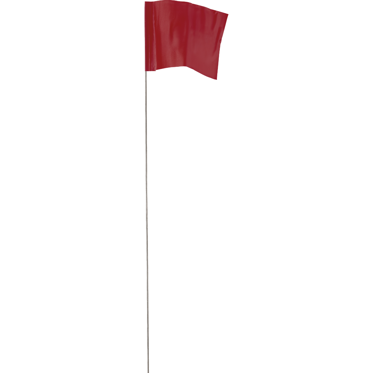 Empire 21 In. Steel Staff Red Marking Flags (100-Pack)