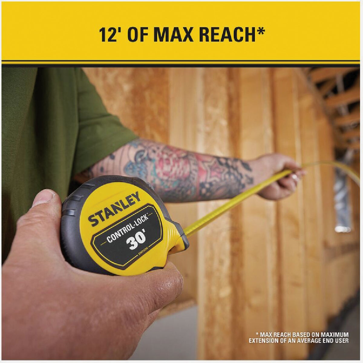 Stanley 30 Ft. Control-Lock Tape Measure Image 7