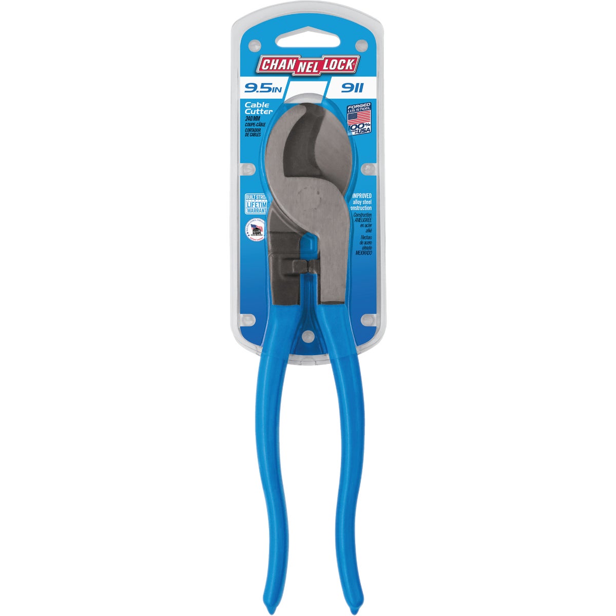 Channellock 9-1/2 In. 4/0 AWG Aluminum & 2/0 AWG Copper Cable Cutter Image 5