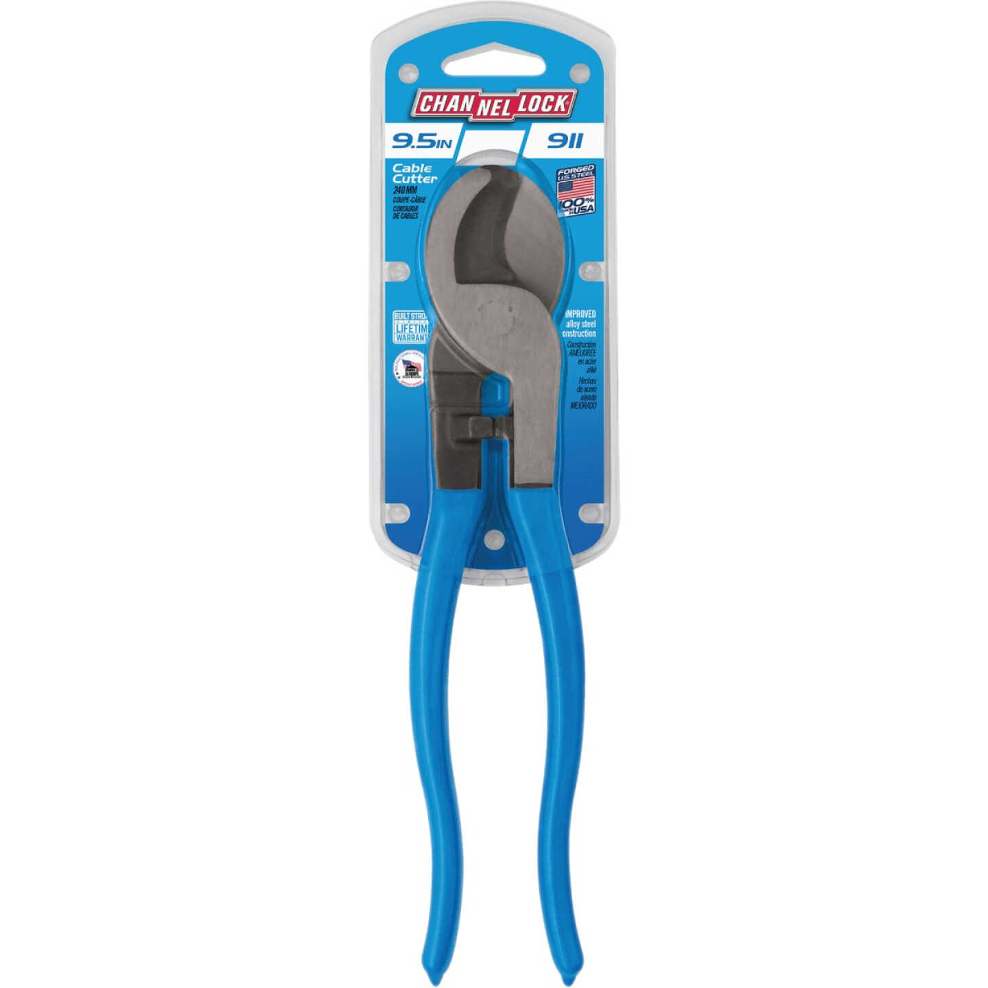 Channellock 9-1/2 In. 4/0 AWG Aluminum & 2/0 AWG Copper Cable Cutter Image 5