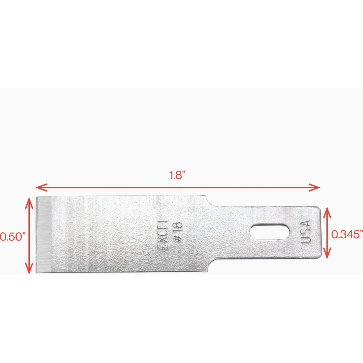 Excel Blades No. 18 Large Chisel Blades (5-Pack) Image 2