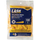 QEP LASH Yellow Wedges, Part B of Two-Part Tile Leveling System (100-Pack) Image 4