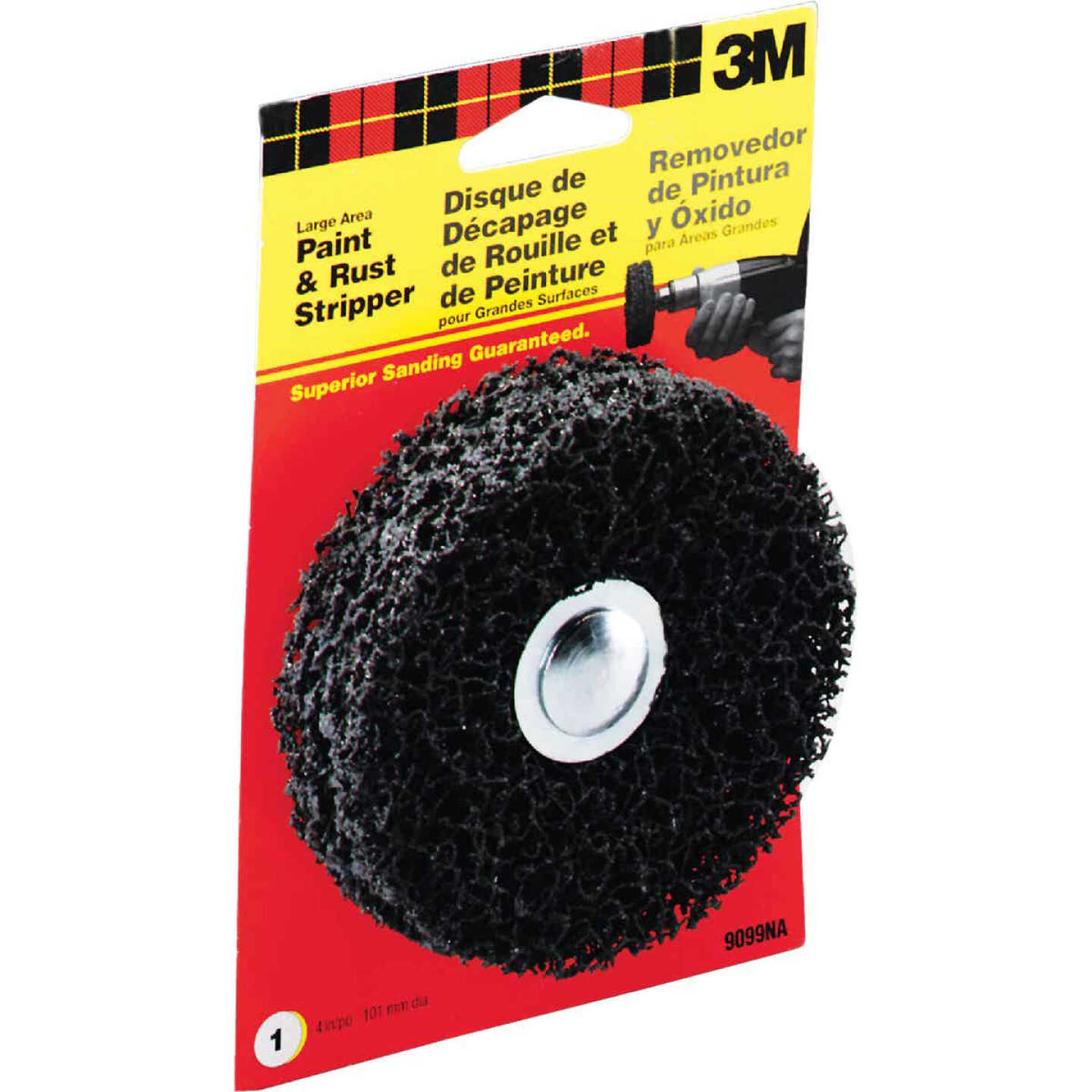3M Scotch-Brite 4 In. Large Area Paint & Rust Stripper Disc Image 1
