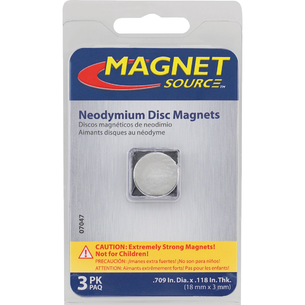 Master Magnetics 0.709 In. Neodymium Disc Magnet (3-Pack) Image 7