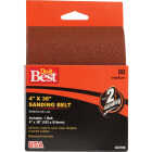 Do it Best 4 In. x 36 In. 80 Grit Heavy-Duty Sanding Belt Image 1