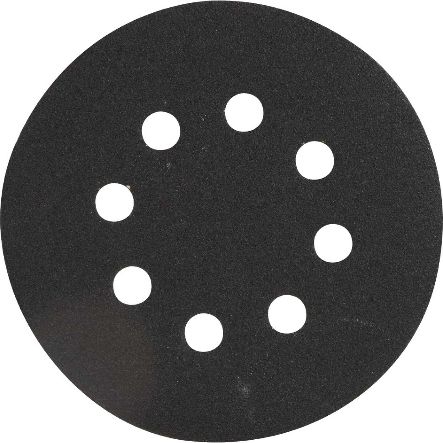 Do it Best 5 In. 80-Grit 8-Hole Pattern Black Zirconium Vented Sanding Disc with Hook & Loop Backing (4-Pack) Image 1