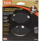 Do it Best 5 In. 80-Grit 8-Hole Pattern Black Zirconium Vented Sanding Disc with Hook & Loop Backing (4-Pack) Image 2