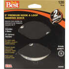 Do it Best 5 In. 120-Grit 8-Hole Pattern Black Zirconium Vented Sanding Disc with Hook & Loop Backing (4-Pack) Image 2