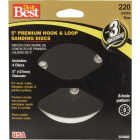 Do it Best 5 In. 220-Grit 8-Hole Pattern Black Zirconium Vented Sanding Disc with Hook & Loop Backing (4-Pack) Image 2