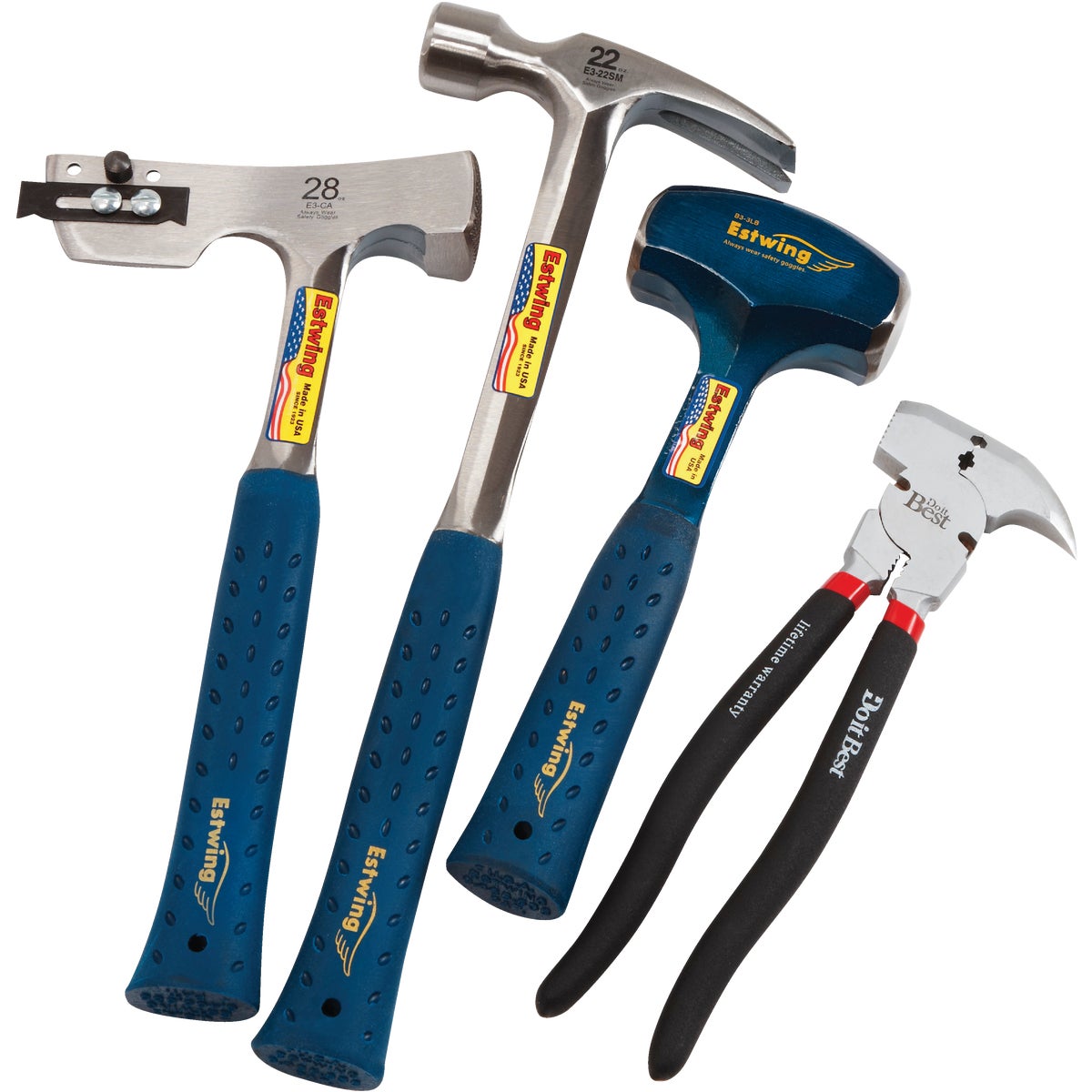 Estwing 29 Oz. Steel Shingling Hatchet with Steel Handle and Replaceable Blade/Gauge Image 2