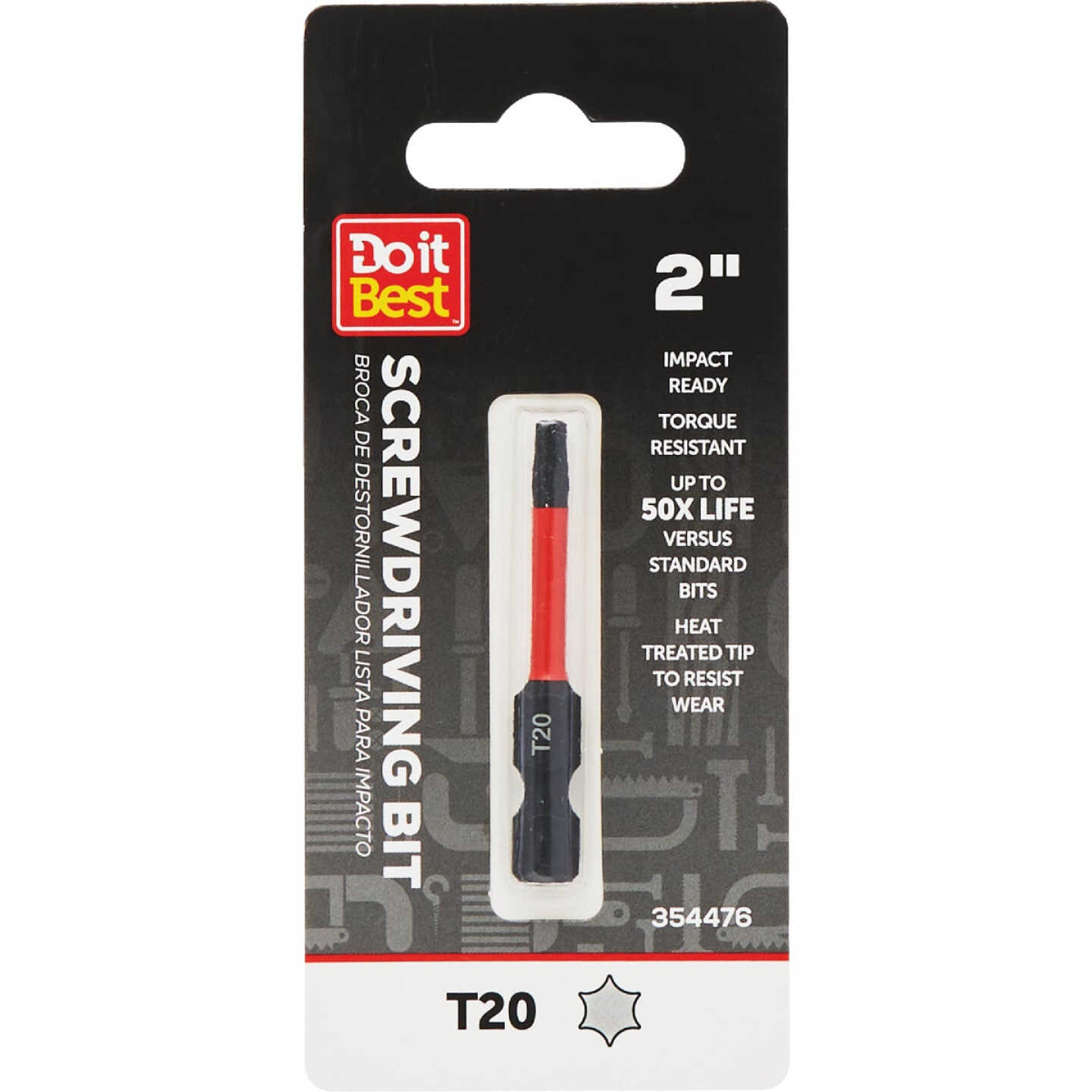 Do it Best 2 In. T20 Torx Impact Ready Screwdriver Bit Image 1