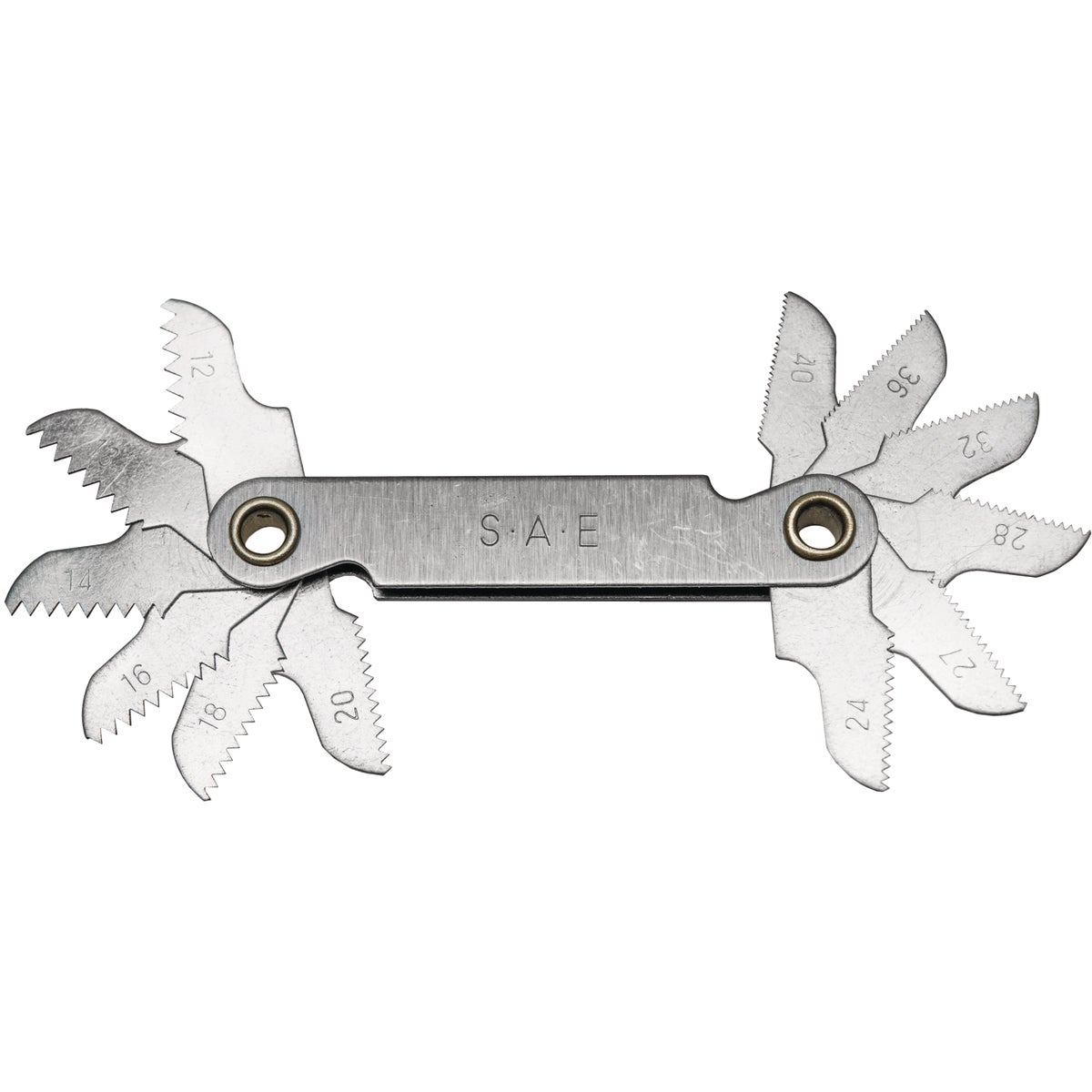 Century Drill & Tool 12-40 TPI Standard Screw Pitch Gauge Image 2