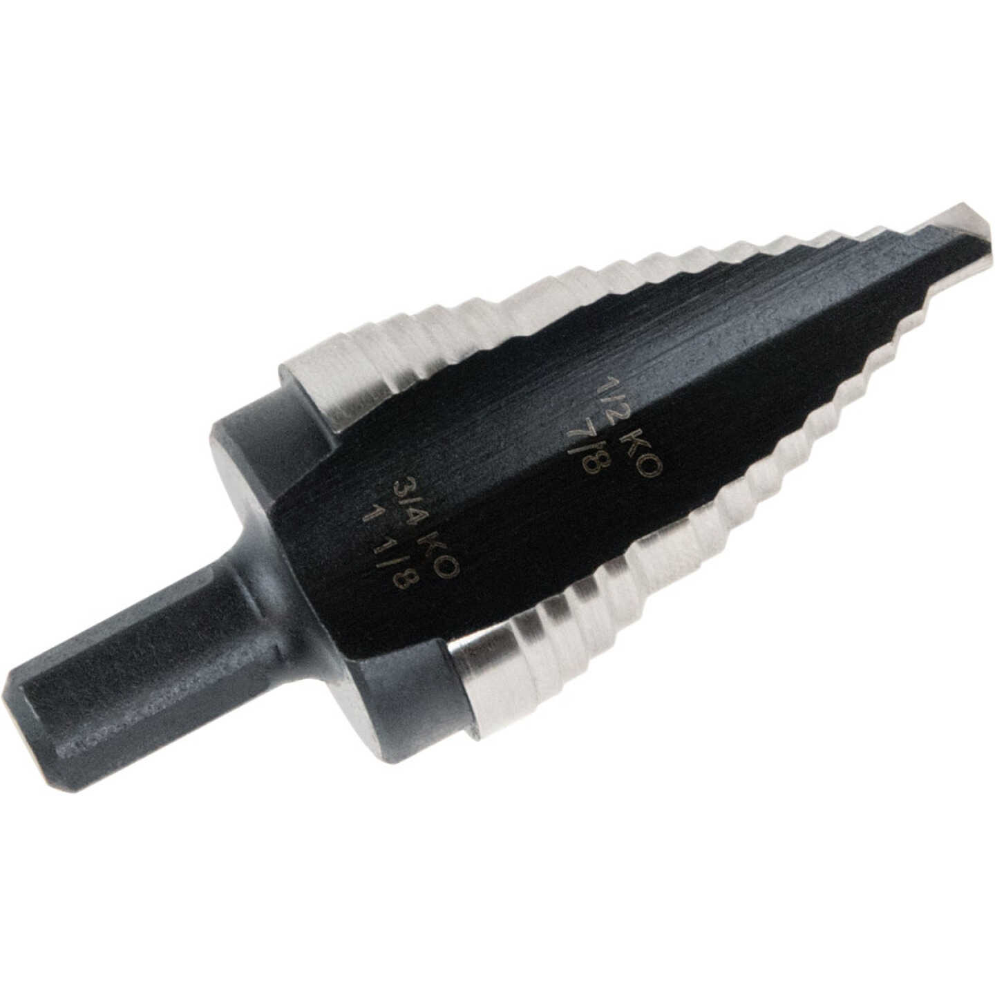 Irwin Unibit 7/8 In. & 1-1/8 In. #9 Step Drill Bit, 2 Steps Image 1