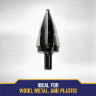 Irwin Unibit 7/8 In. & 1-1/8 In. #9 Step Drill Bit, 2 Steps Image 5