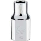 Milwaukee 3/8 In. Drive 1/4 In. 6-Point Shallow Standard Socket with FOUR FLAT Sides Image 1