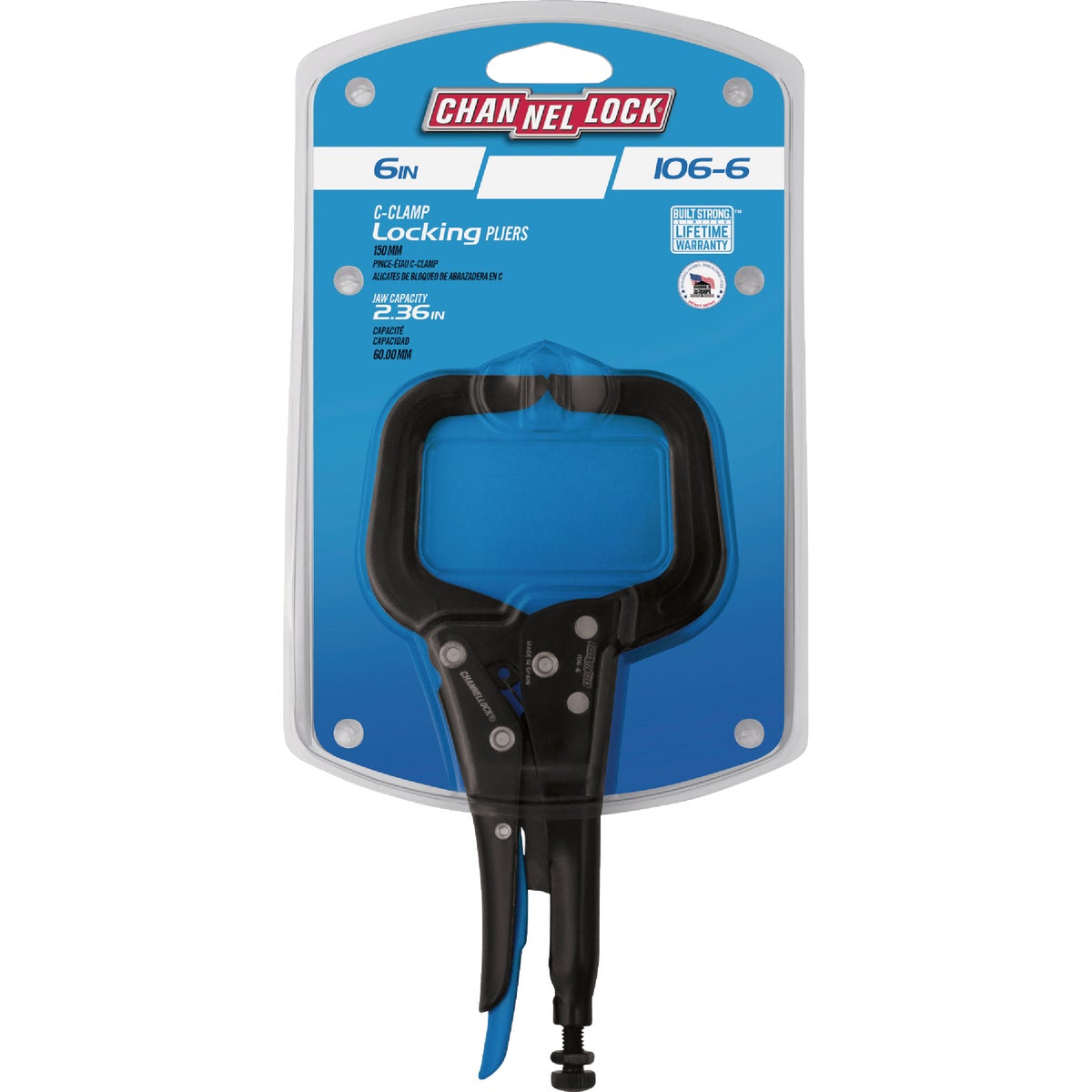 Channellock 6 In. C-Clamp Locking Pliers Image 3