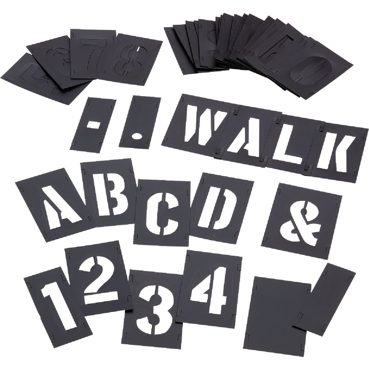C.H. Hanson 2 In. Plastic Stencil Set (46 Piece) Image 2