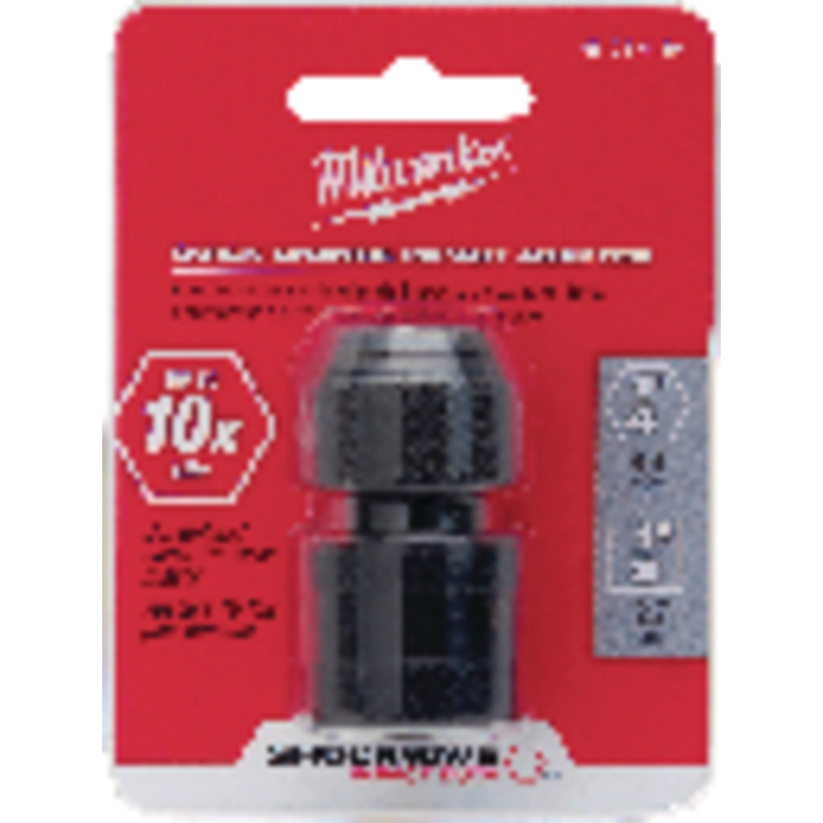Milwaukee SHOCKWAVE 1/2 In. Square to 1/4 In. Socket Adapter Image 2