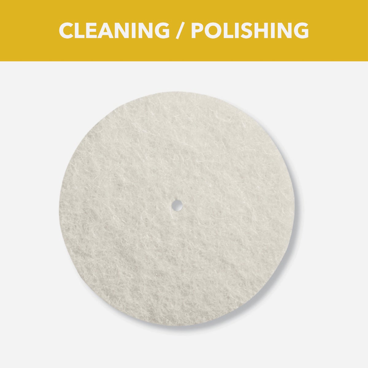 Emery 1 In. Felt Polishing Wheel (2-Pack) Image 2