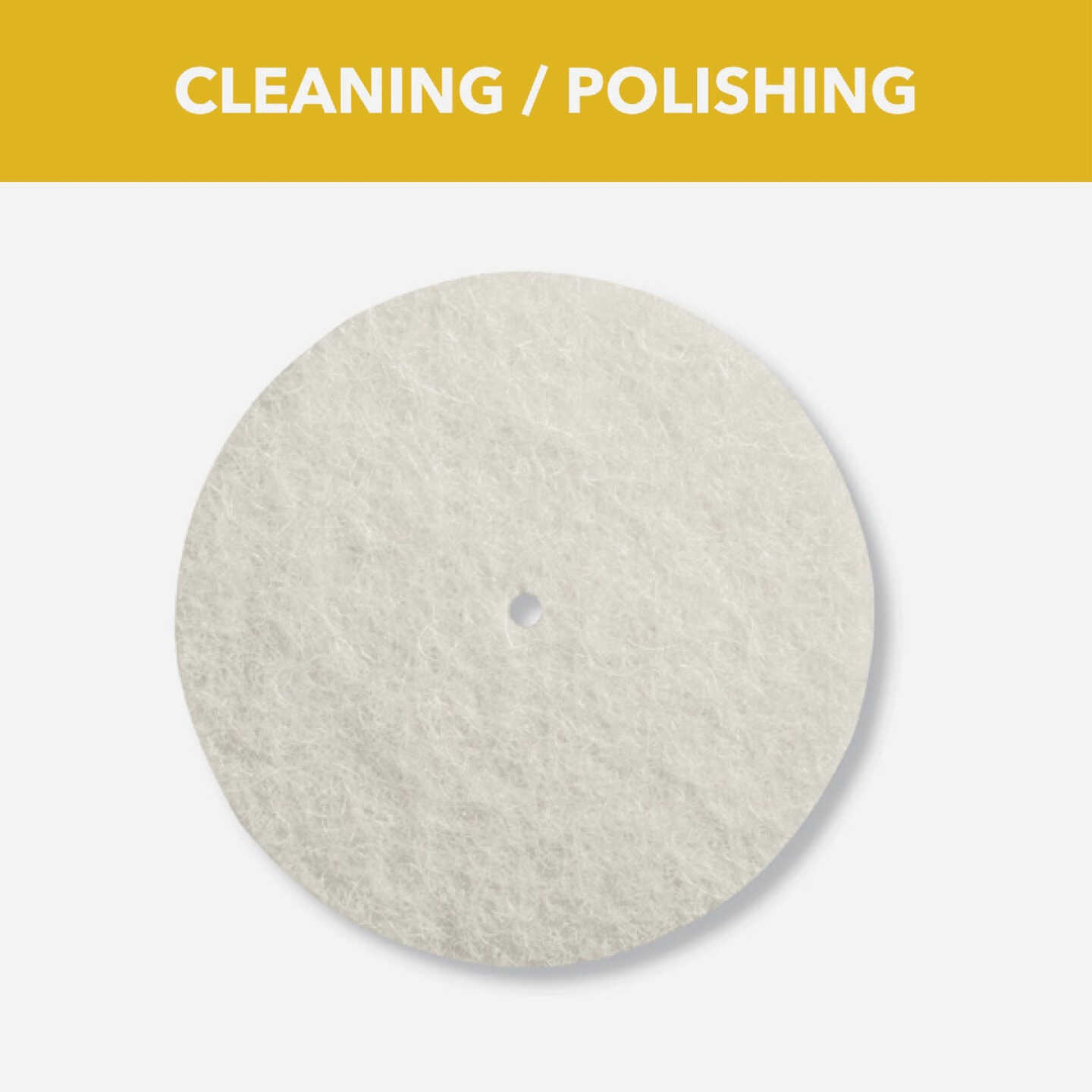 Emery 1 In. Felt Polishing Wheel (2-Pack) Image 2