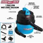 Channellock Micro 1 Gal. 1.5-Peak HP Wet/Dry Vacuum Image 2