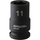 Channellock 3/8 In. Drive 11 mm 6-Point Shallow Metric Impact Socket Image 1