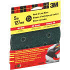 3M 5 In. 40-Grit 8-Hole Pattern Vented Sanding Disc with Hook and Loop Backing (5-Pack) Image 1