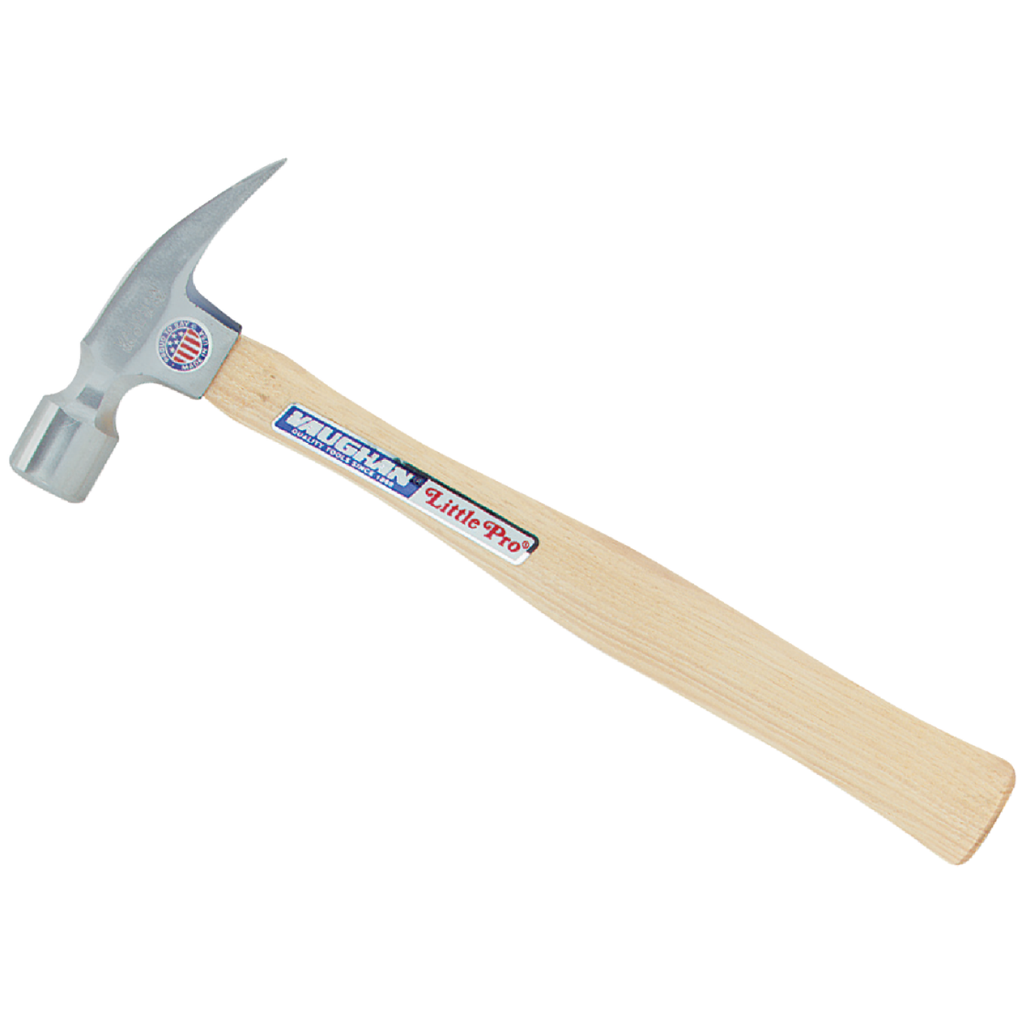 Vaughan Little Pro 10 Oz. Smooth-Face Rip Claw Hammer with Hickory Handle Image 1