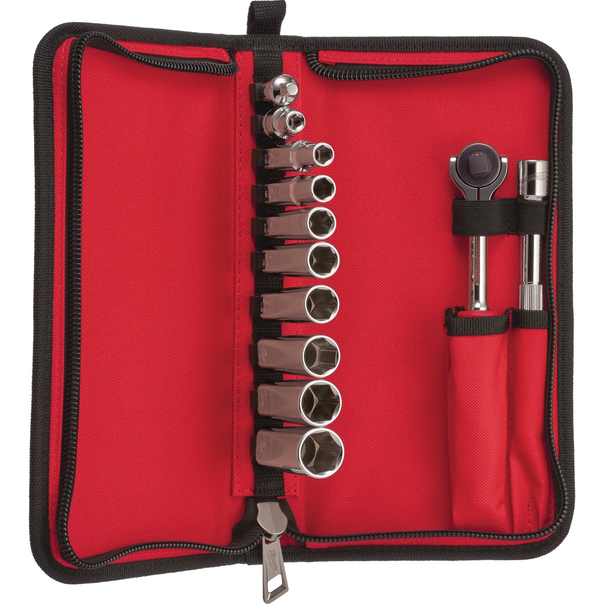 Milwaukee Standard 3/8 In. Drive 6-Point Ratchet & Socket Set Image 2