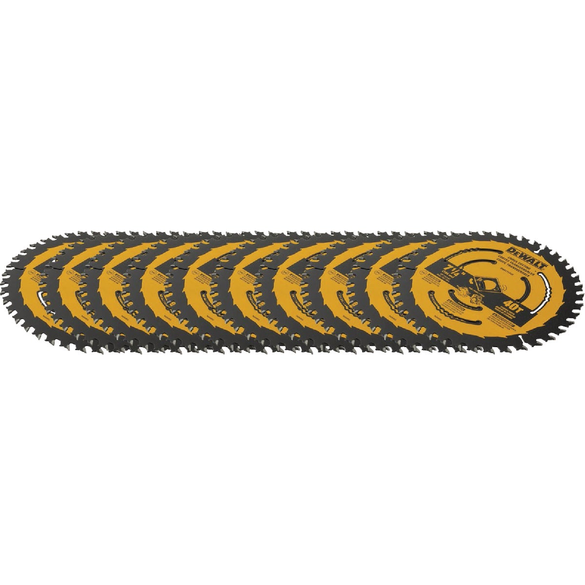 DEWALT 7-1/4 In. 40-Tooth Circular Saw Blade, Bulk Image 3