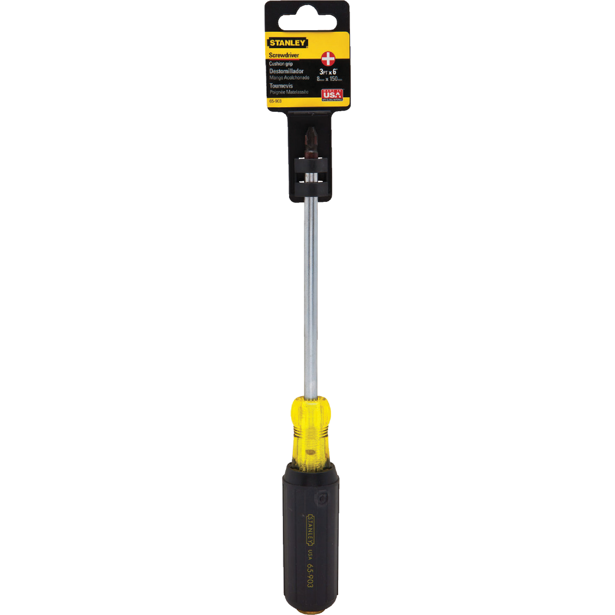 Stanley #3 x 6 In. Vinyl Grip Phillips Screwdriver
