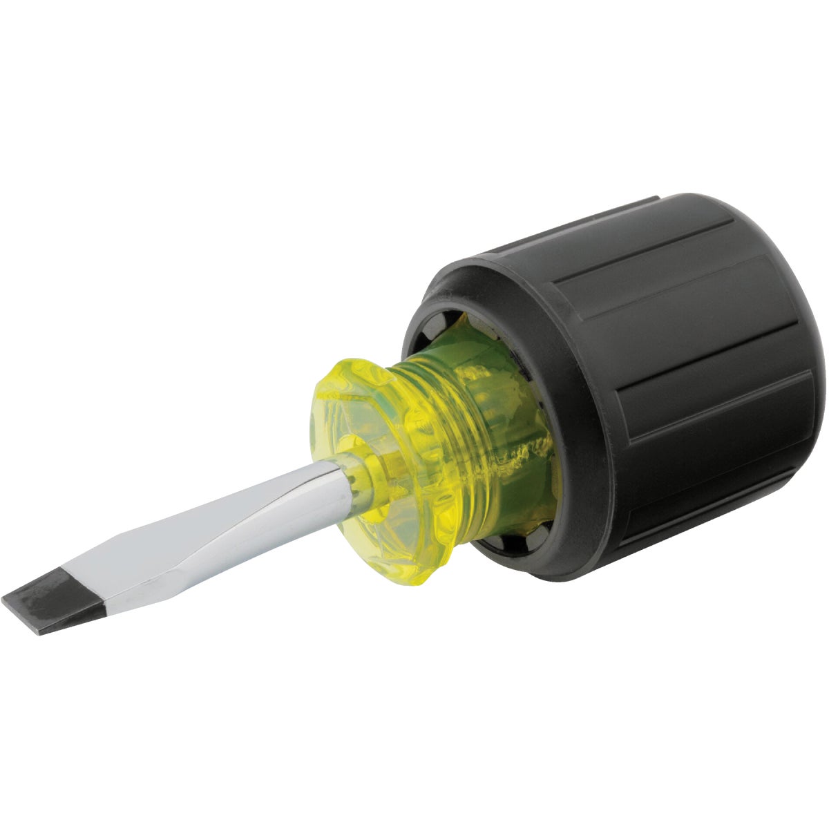 Stanley 1/4 In. x 1-1/2 In. Stubby Vinyl Grip Slotted Screwdriver