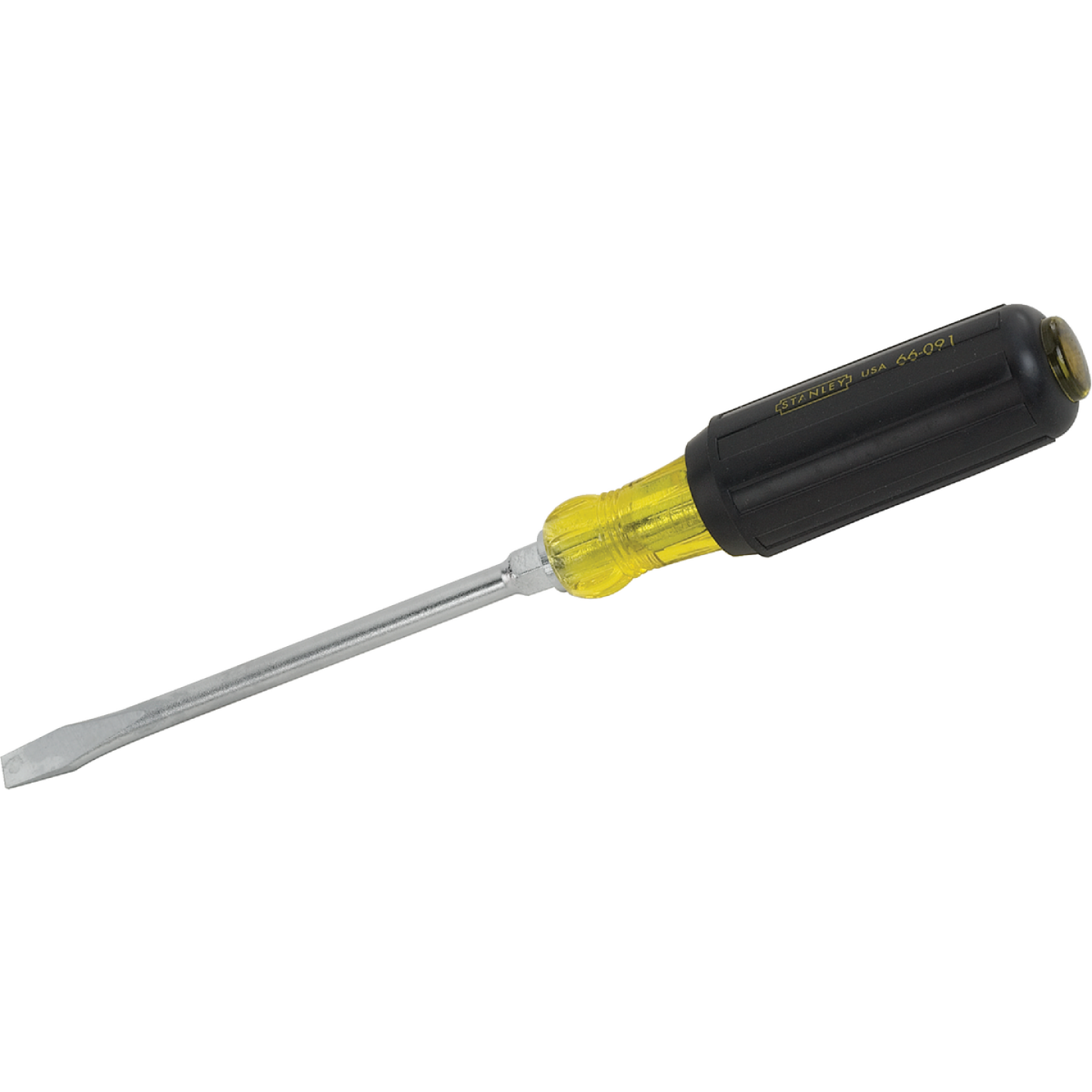 Stanley 5/16 In. x 6 In. Standard Vinyl Grip Slotted Screwdriver Image 1