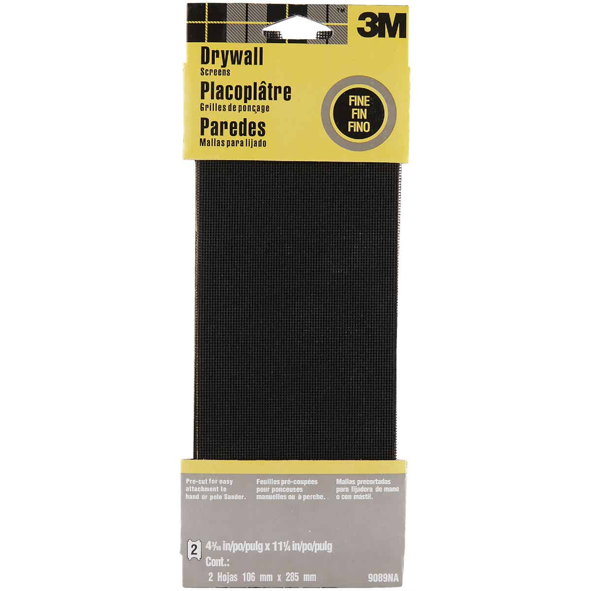 3M 4-3/16 In. x 11-1/4 In. Sanding Screen, Fine (2-Pack) Image 1