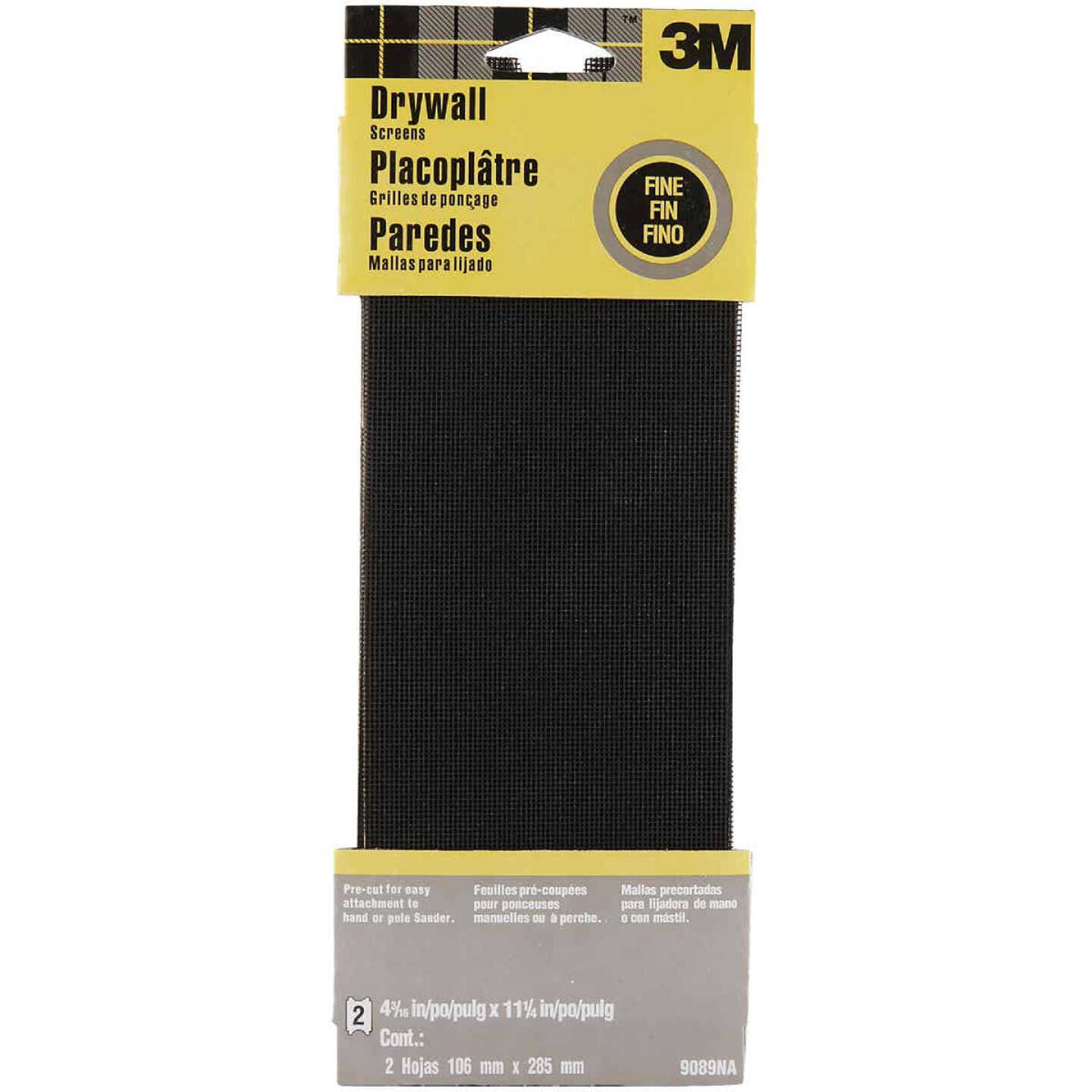 3M 4-3/16 In. x 11-1/4 In. Sanding Screen, Fine (2-Pack) Image 1