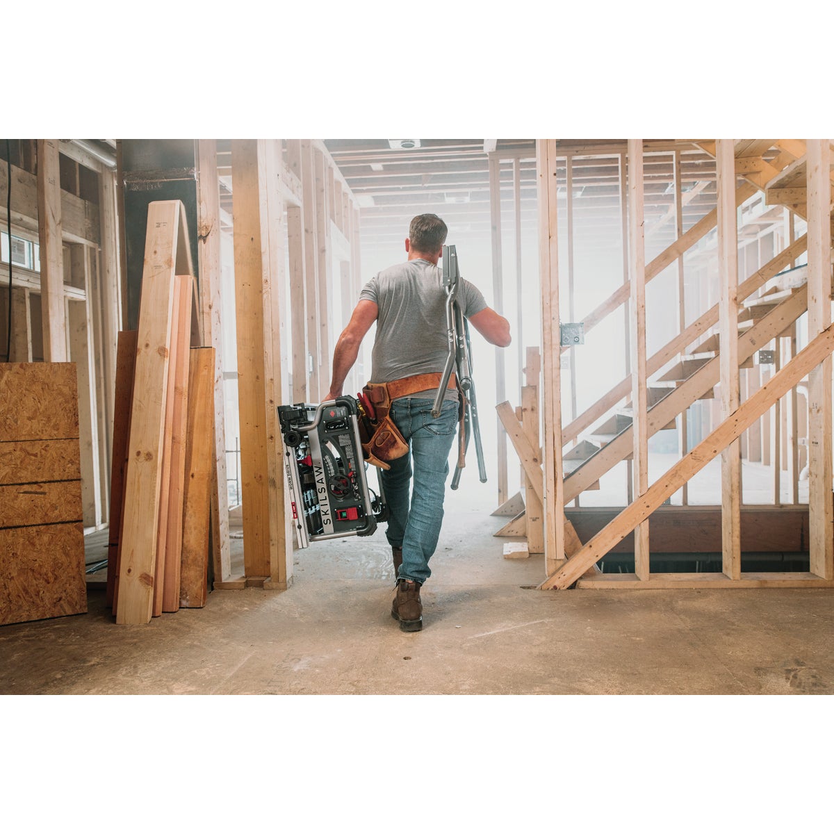 SKILSAW 15-Amp 8-1/4 In. Portable Worm Drive Table Saw Image 4