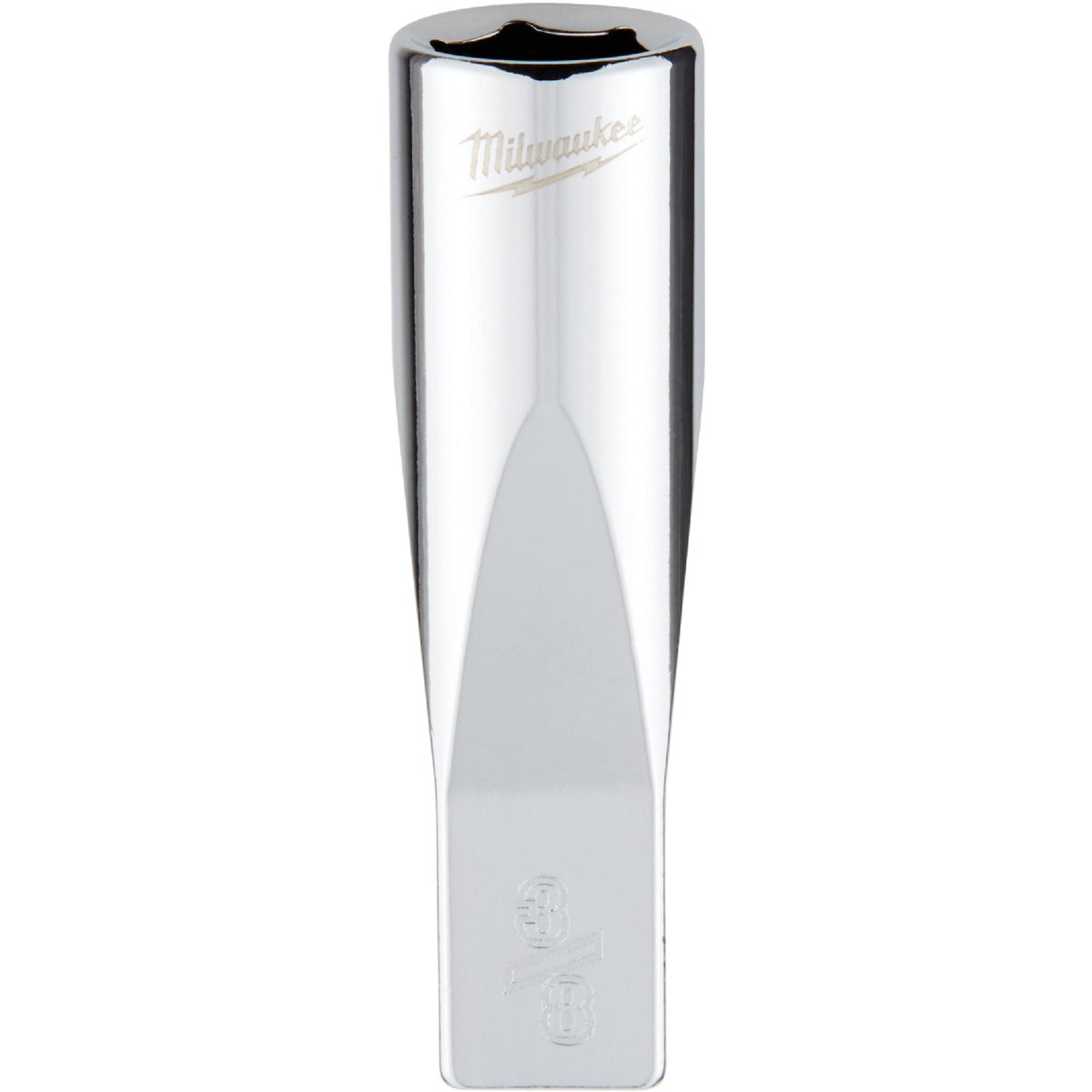 Milwaukee 1/4 In. Drive 3/8 In. 6-Point Deep Standard Socket with FOUR FLAT Sides Image 1