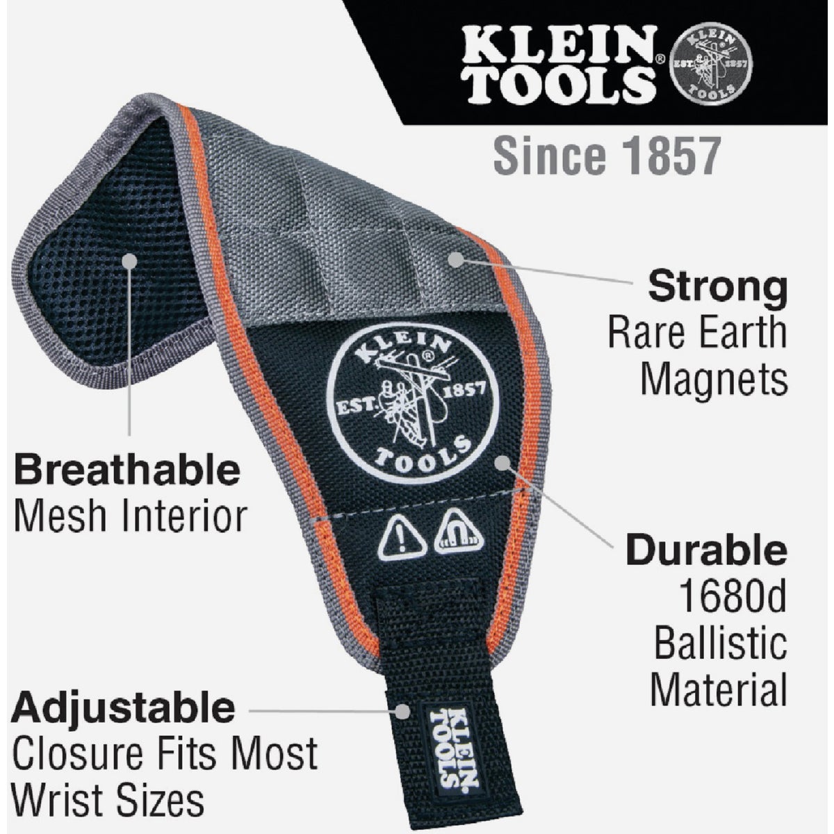 Klein Tradesman Pro Magnetic Wristband Image 2