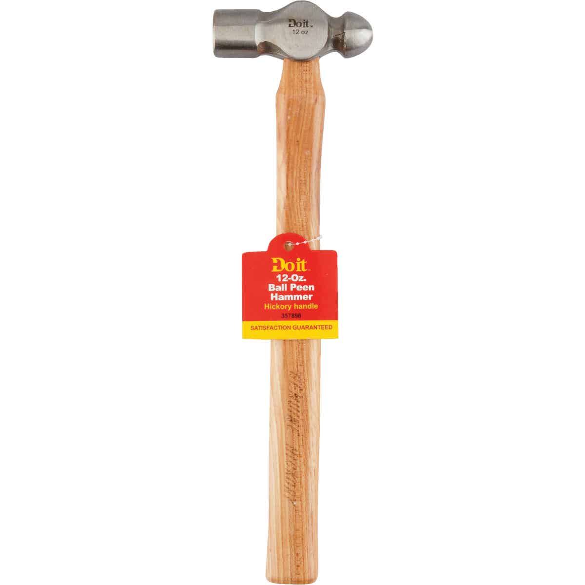 Do it 12 Oz. Steel Ball Peen Hammer with Hickory Handle Image 2