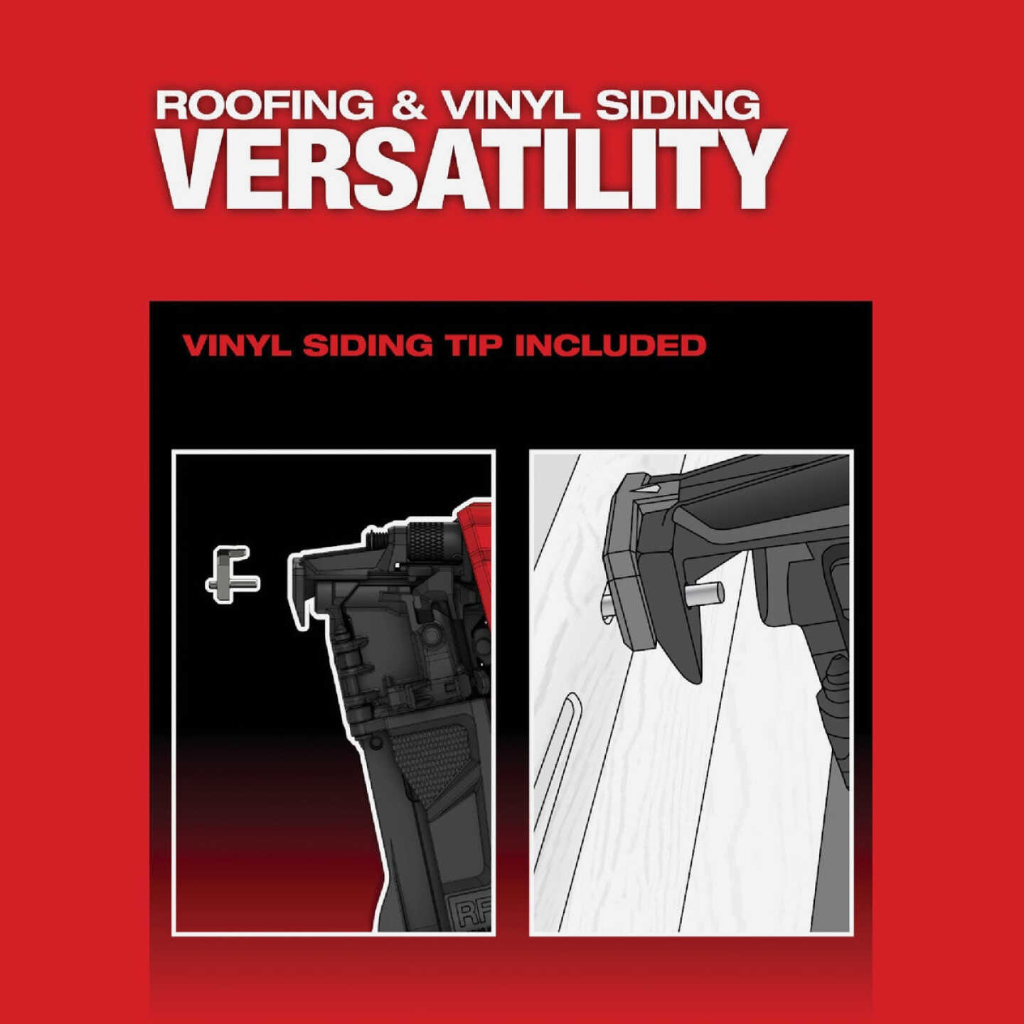 Milwaukee M18 FUEL Brushless Cordless Coil Roofing Nailer (Tool Only) Image 6