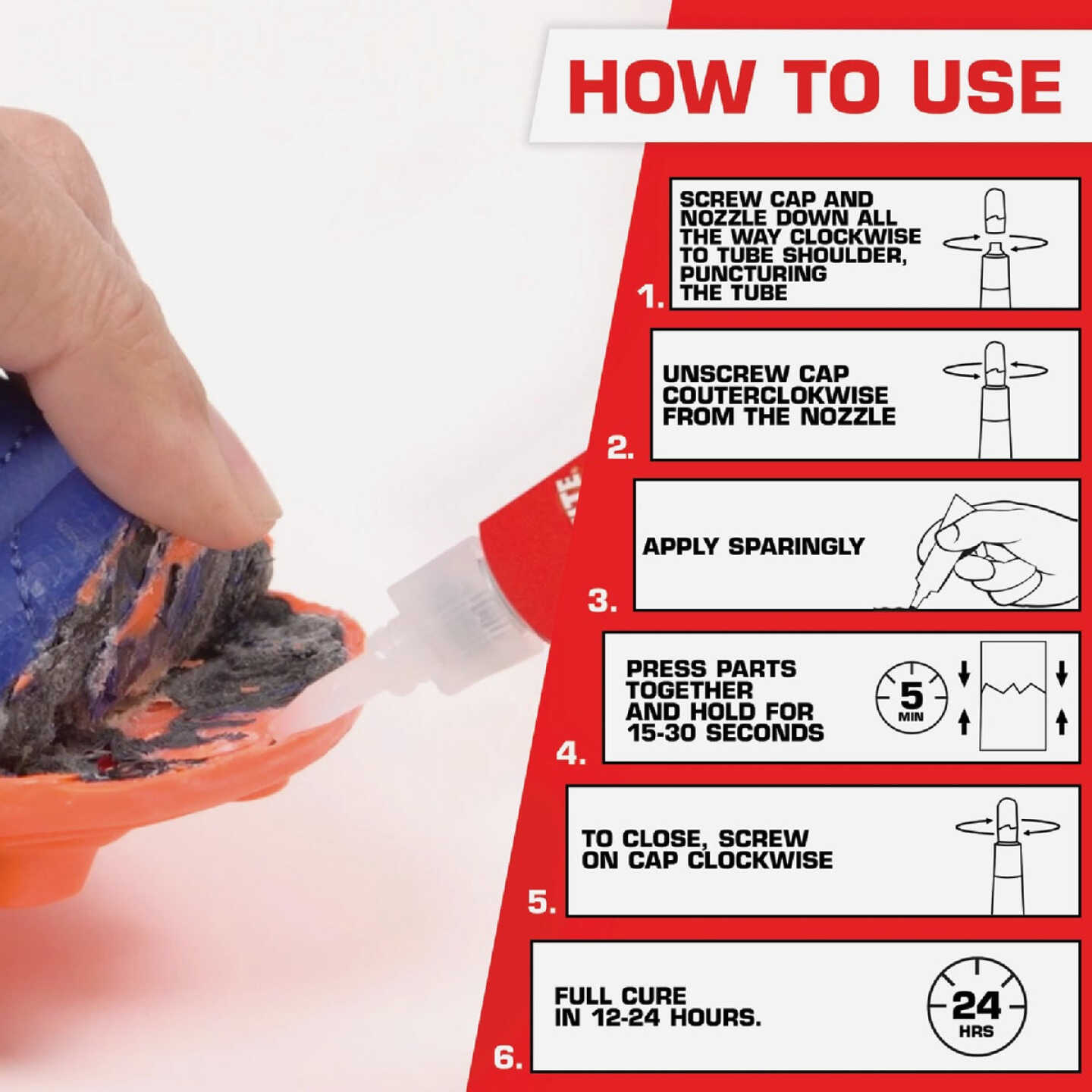 LOCTITE 0.07 Oz. Super Glue Gel (2-Pack) Image 2