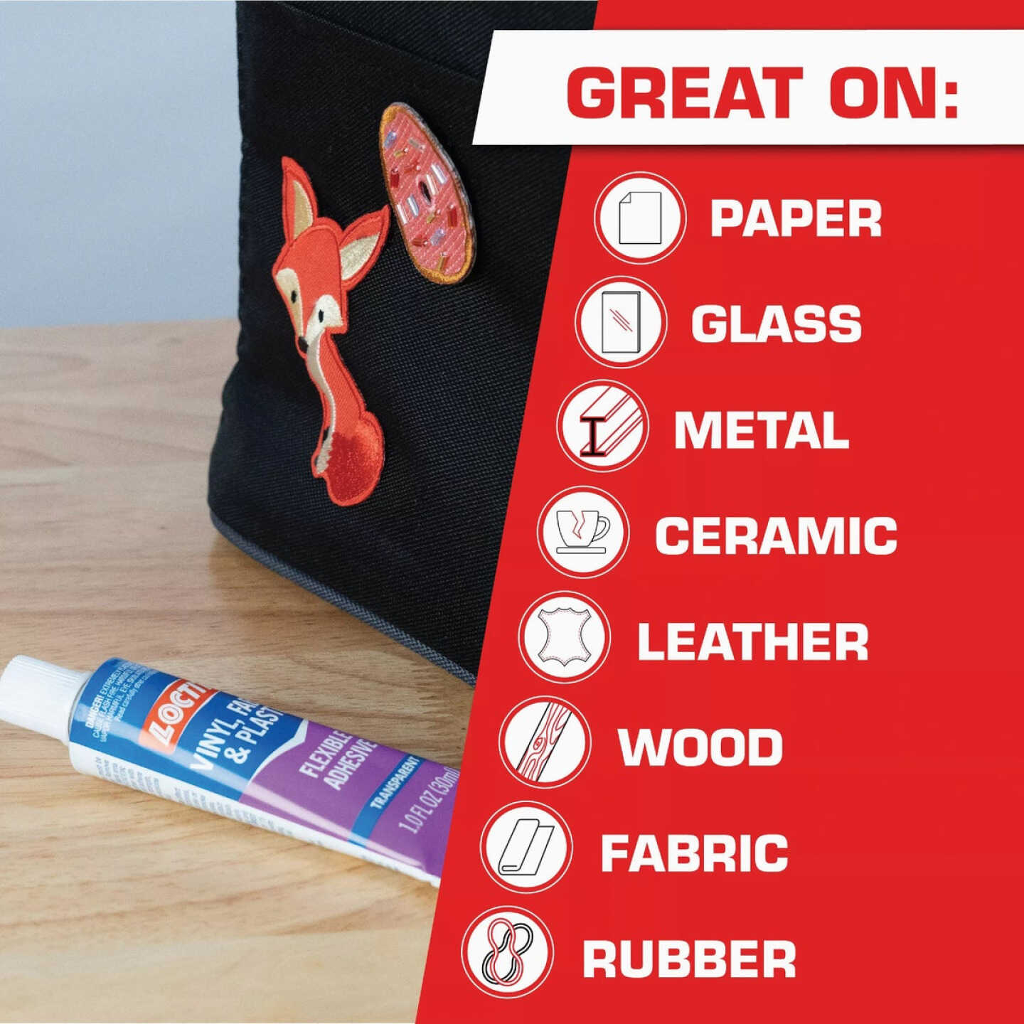 LOCTITE 1 Oz. Clear Vinyl, Fabric, & Plastic Flexible Repair Adhesive Image 4