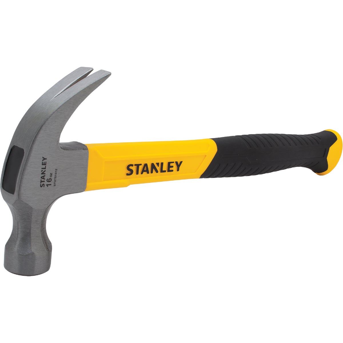 Stanley 16 Oz. Smooth-Face Curved Claw Hammer with Fiberglass Handle Image 3