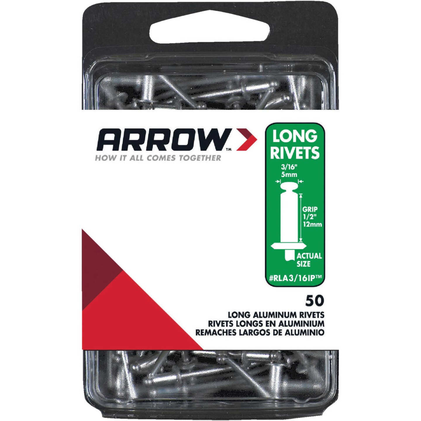 Arrow 3/16 In. x 1/2 In. Aluminum Rivet (50-Count) Image 1