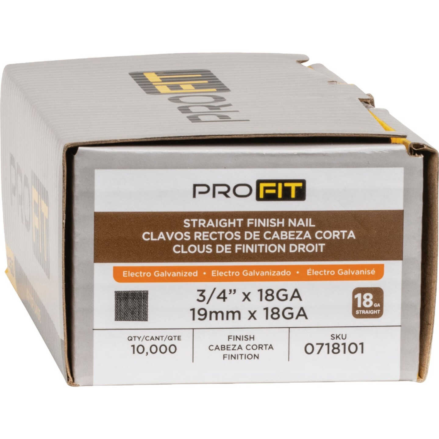 Pro-Fit 3/4 In. 18-Gauge Electro Galvanized Brad Nails (10,000 Ct.) Image 2